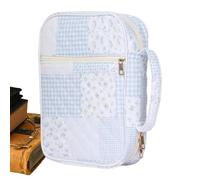 Bible Case - Housse de transport de protection en coton de 31,4 cm | Organiseur réutilisable de grande capacité avec poignée, étuis de fournitures d'études pour grands-mères, amoureux, famille, amis