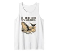 Bible chrétienne Amusante « Get in Loser We're Doing God's Will » Débardeur