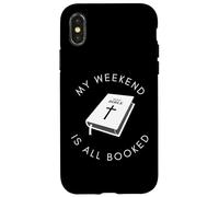 Bible chrétienne Mon Week-End est réservé Coque pour iPhone X/XS