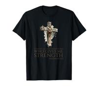 Bible chrétienne - Philippiens 4:13 - Citation de Motivation T-Shirt