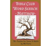 Bible Club Word Search - Matthew: Word Searches with Easy to Read Print about the Book of Matthew | Gift for Vacations, Holidays, and Relax Times