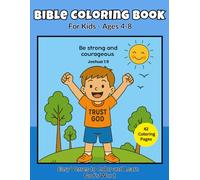Bible Coloring Book for Kids: Easy Verses to Color and Learn God’s Word - Ages 4-8