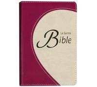 Bible Compacte Segond 1910 / Modèle souple, duotone framboise, ruban marque page, tranche dorée - Segond 1910 - CLC France - broché - Livre