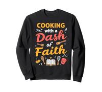 Bible Cooking Christian Croyant Religieux Jésus Christ Sweatshirt