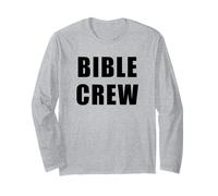 Bible Crew - Christian Church Ministry Faith Staff Uniform Manche Longue