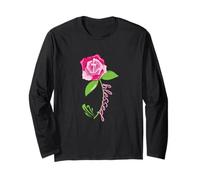 Bible Croix chrétienne Religieuse Rose Cadeau Tendance Manche Longue