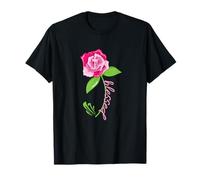 Bible Croix chrétienne Religieuse Rose Cadeau Tendance T-Shirt