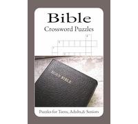 Bible Crossword Puzzles: Bible Puzzles with Easy to Read Print about The Bible, Bible Stories, Bible Characters and More | 6x9 inches, 110 pages | 50+ ... Great for Vacations, Holidays and Relaxation