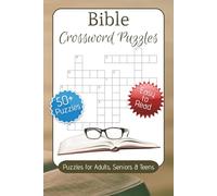 Bible Crossword Puzzles: Crossword Puzzles with Easy-To-Read Print About the Bible, Christian Songs and More | 6x9 inches, 120 pages | 50+ Puzzles .. Gift for Vacations, Holidays and Relaxation.