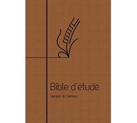 Bible d’étude, version du Semeur, couverture souple brune