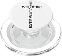 Bible de Jésus Cross MAT 28:6 La foi, plus que la peur, place Dieu au premier plan PopSockets PopGrip pour MagSafe
