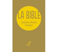 Bible de la liturgie poche brochée or