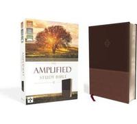 Bible d'étude amplifiée, Leathersoft, marron