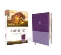 Bible d'étude amplifiée, simili cuir, violet