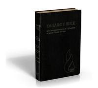 Bible d'étude Segond NEG Scofield, noire : couverture souple, fibrocuir, tranche or, avec onglets