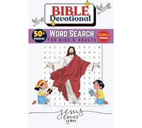 Bible Devotional Word Search For Adults: 50+ Easy-to-Read Christian Puzzles with 1200+ Faith-Based Words | Inspirational Word Finds About Jesus, ... | A Perfect Gift for Devoted Believers
