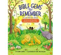 Bible Gems to Remember – Bible illustrée : 52 histoires, mémorisation biblique facile ≤5 mots