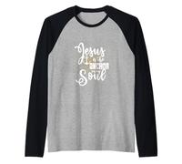 Bible Jésus est l'ancre sur Mon âme prière chrétienne Manche Raglan
