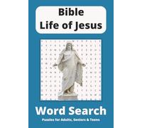 Bible Life of Jesus Word Search Puzzle Book: Word Searches with Easy to Read Print about Jesus, Life and Miracles and More | 6x9 inches, 110 pages | ... for Vacations, Holidays and Free Times