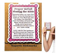 Bible Magnetic Bookmarks,Scripture Page Marker - Religious Book Mark | For Church Sunday School Home Library Classroom Coffee Shop Readers Students Collectors Personal Devotion