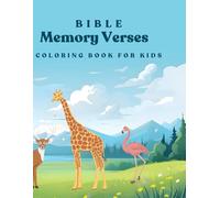 Bible Memory Verses Coloring Book for Kids