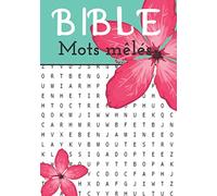 Bible mots mêlés: Jeu de livre de 80 puzzles | Trouvez plus de 1 000 mots de Dieu qui ont une signification pour vous | Gros caractères et gros caractères | Cadeau pour les amis et la famille.