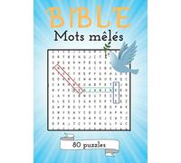 Bible mots mêlés: Jeu de livre de 80 puzzles | Trouvez plus de 1 000 mots de Dieu qui ont une signification pour vous | Gros caractères et gros caractères | Cadeau pour les amis et la famille.