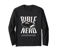Bible Nerd Théologie chrétienne Étudiant Saint-Esprit Jésus Dieu Manche Longue