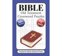 Bible Old Testament Crossword Puzzles: Crossword Puzzles with Easy to read Print about Bible, Old Testament, Bible Themes and more | 6x9inches, 120 ... for Vacations, Holidays and Bible Studies