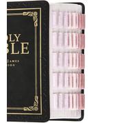 Bible Onglets laminés pour l'Ancien et le Nouveau Testament, Fournitures d'étude de la Bible pour hommes et femmes, 75 onglets d'index (Style 3)