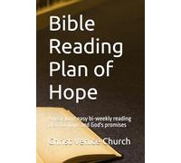 Bible Reading Plan of Hope: A year-long easy bi-weekly reading plan for hope and God's promises