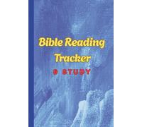Bible Reading Tracker & Study: Daily and Montly Checker with Verse Observations.