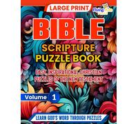 Bible Scripture Puzzles Book: Easy, Inspirational Christian Puzzles Of The New Testament: 3 (Journey Through The Bible (Niv))