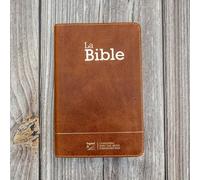 Bible Segond 21 compacte : couverture souple brun, avec tranches dorées