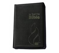 Bible Segond NEG compacte Couverture souple, fibrocuir noir, avec zipper, tranche or et onglets - Segond NEG 1979 - Societe Biblique De Geneve - broché - Livre