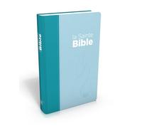 Bible Segond NEG compacte : couverture souple, toile duo bleu lagon et bleu ciel