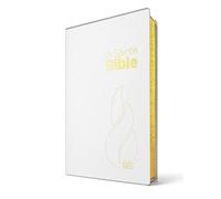 Bible Segond NEG compacte: couverture souple toilée blanche, tranches or
