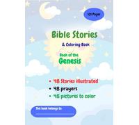 Bible Stories and Coloring Book: Book of Genesis