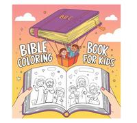 Bible Stories Coloring Book for Kids: A 100-page Christian activity collection that helps develop fine motor skills, attention, and creativity in children ages 4-6