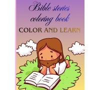 Bible stories coloring book: Nice coloring images, with a word search at the end to help children learn about bible events.