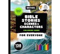 Bible Stories Scenes & Characters Coloring Book: 8.5” x 11” | 76 Easy-to-Color Pages Featuring Scripture Heroes and Miracles | A Curated Collection of ... for Creative Reflection for All Ages