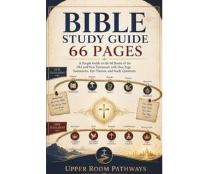 Bible Study Guide 66 Pages: A Simple Overview to the 66 Books of the Old and New Testament with One-Page Summaries, Key Themes, and Study Questions