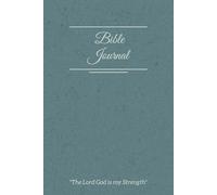 Bible Study Notebook - 6" x 9": A Christian Notebook for Bible Study and Scripture Journaling with a different KJV Bible Verse on each page for encouragement, comfort and guidance for your daily walk.