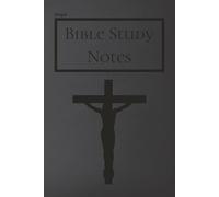 Bible Study Notes: College Ruled Bible Study Notebook for Christians and In-Depth Church Sermons