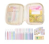 Bible Stuff - Outils d'apprentissage religieux chrétiens | avec étui, 12 surligneurs colorés, 5 stylos, 75 marque-pages, 200 étiquettes Fournitures bibliques pour femmes | Pour enseignants, prière