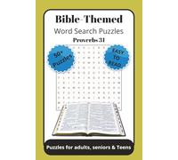 Bible-Themed Word Search Puzzles Proverbs 31: Word Searches with Easy to Read Print about Bible-Themed, Proverbs 31 verses, Scriptures and more I 6x9 ... .... Gift for Vacations, Holidays and Free Ti