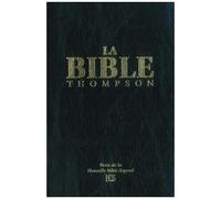 La Bible Thompson: Souple, noir et or
