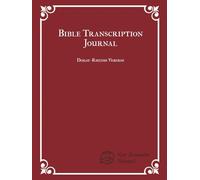 Bible Transcription Journal - New Testament Volume 3: Traditional Catholic Bible based on Douay-Rheims Version