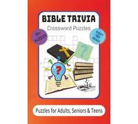 Bible Trivia Crossword Puzzles: Crossword Puzzles with Easy to Read Print about Bible Trivia, Christian Studies, Theology and More | 6x9 inches, 120 ... Gifts for Vacations, Holidays and Studying