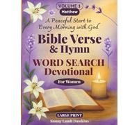 Bible Verse & Hymn WORD SEARCH Devotional For Women: Book Of Matthew, Vol 1, Large Print